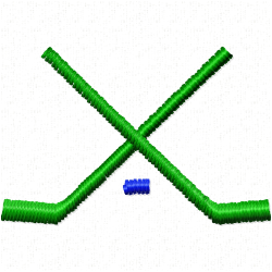 Hockey Embroidery Design 6